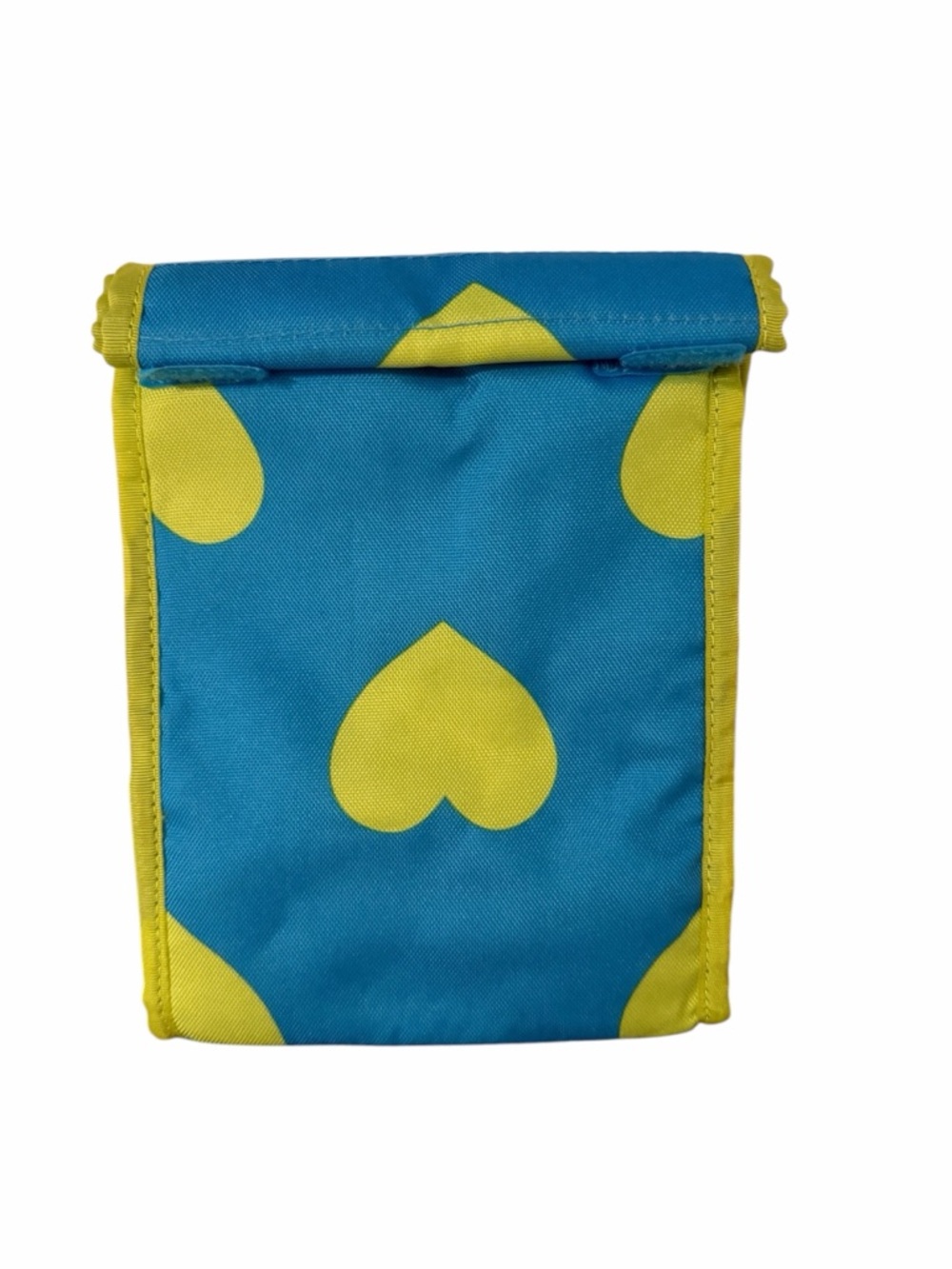 Kids Blue & Yellow Heart Snack Pouch - Unbranded